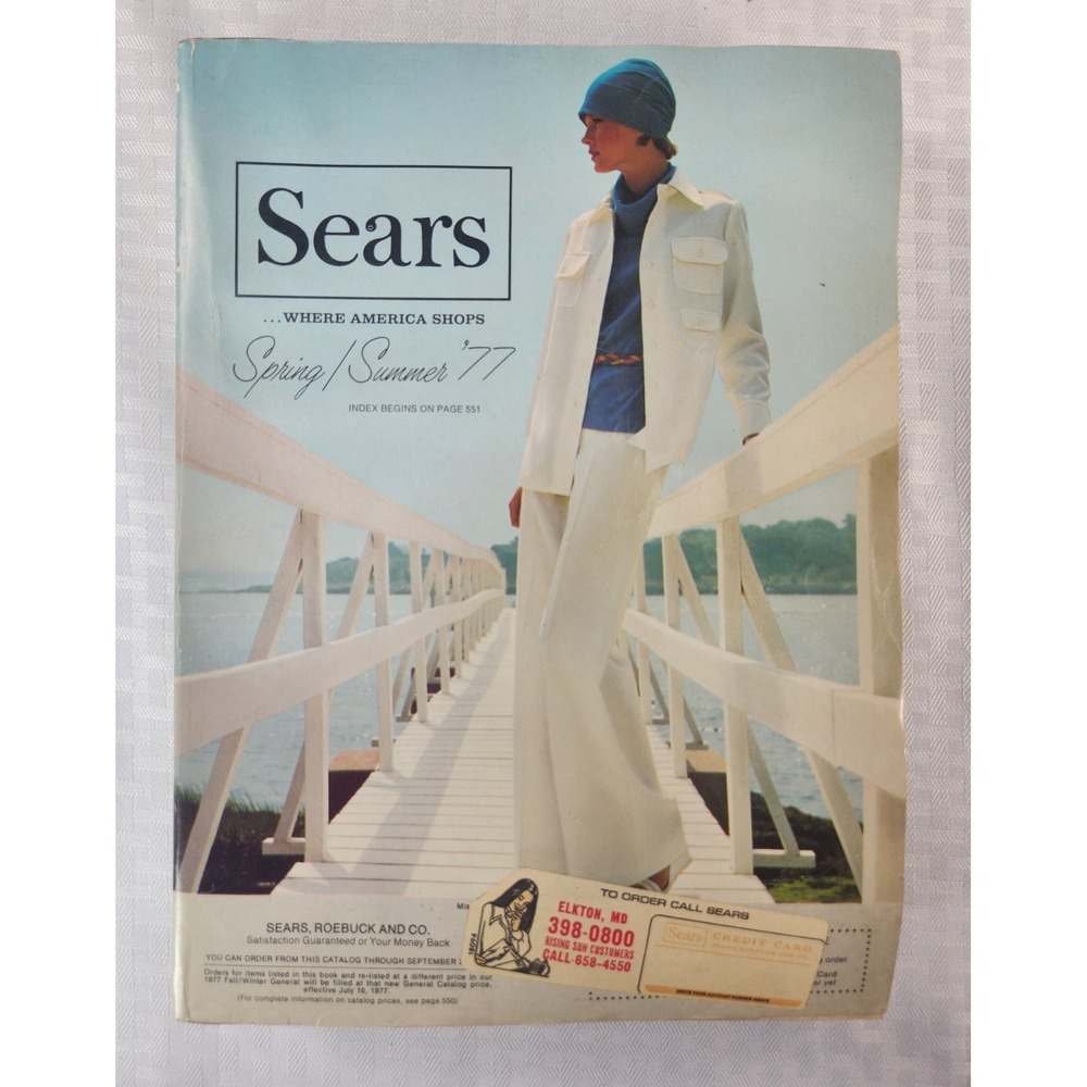Vintage SEARS 1977 Spring Summer Catalog Department Store Fashion Vintage Trends